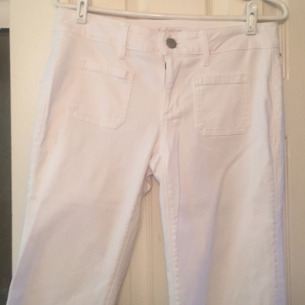 Ann Taylor Loft white jeans